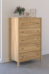 Bermacy Light Brown Chest of Drawers from Ashley - Luna Furniture