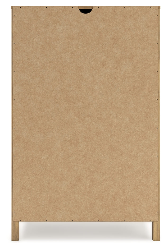 Bermacy Light Brown Chest of Drawers from Ashley - Luna Furniture