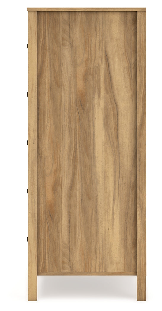 Bermacy Light Brown Chest of Drawers from Ashley - Luna Furniture
