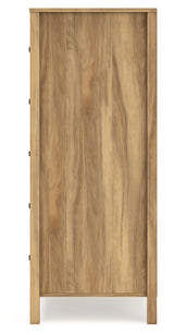 Bermacy Light Brown Chest of Drawers from Ashley - Luna Furniture