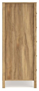 Bermacy Light Brown Chest of Drawers from Ashley - Luna Furniture