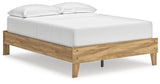 Bermacy Light Brown Full Platform Base Bed from Ashley - Luna Furniture