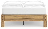 Bermacy Light Brown Full Platform Base Bed from Ashley - Luna Furniture