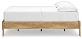 Bermacy Light Brown Full Platform Bed - EB1760-112 - Luna Furniture