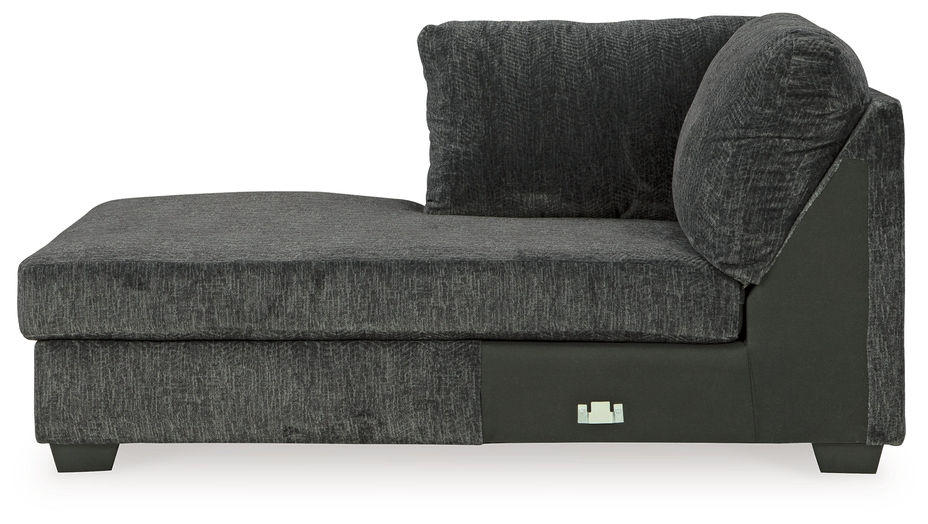 Biddeford Ebony Left-Arm Facing Corner Chaise from Ashley - Luna Furniture