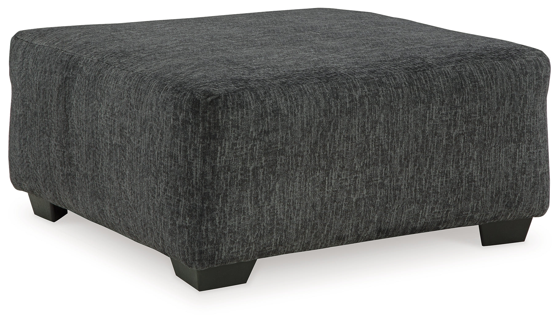Biddeford Ebony Oversized Accent Ottoman from Ashley - Luna Furniture