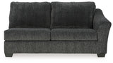 Biddeford Ebony Right-Arm Facing Full Sofa Sleeper from Ashley - Luna Furniture