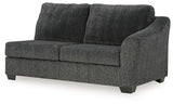 Biddeford Ebony Right-Arm Facing Sofa from Ashley - Luna Furniture
