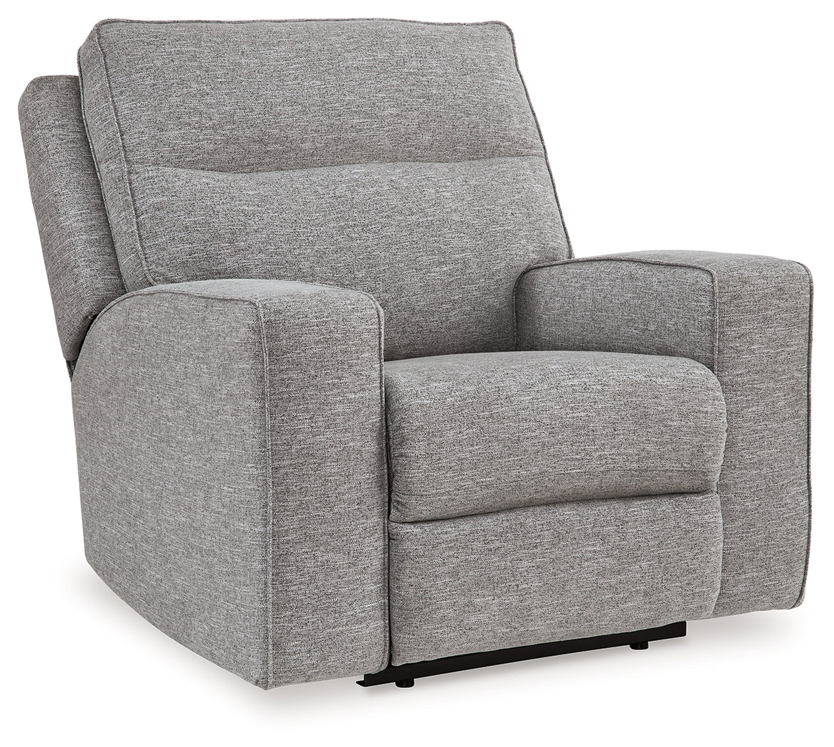 Biscoe Pewter Power Recliner from Ashley - Luna Furniture