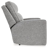 Biscoe Pewter Power Recliner from Ashley - Luna Furniture