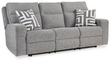 Biscoe Pewter Power Reclining Sofa from Ashley - Luna Furniture