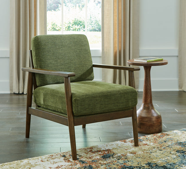 Bixler Olive Showood Accent Chair - 2610760 - Luna Furniture