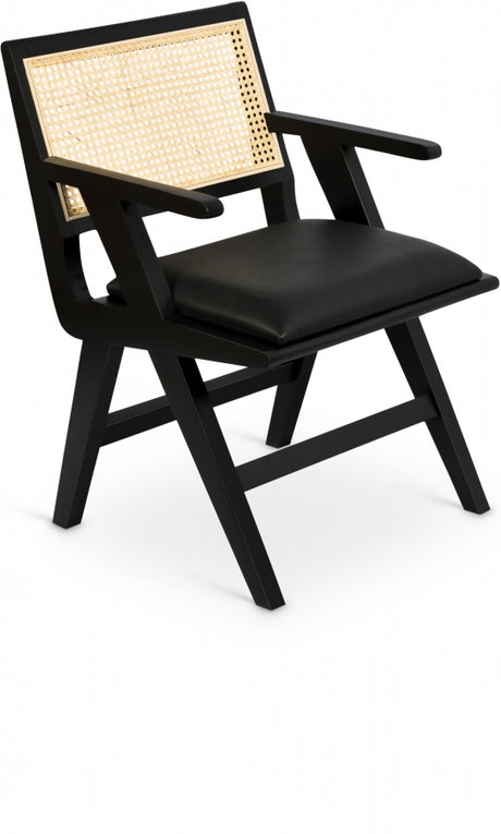 Black Abby Arm Chair - 897Black-AC - Luna Furniture