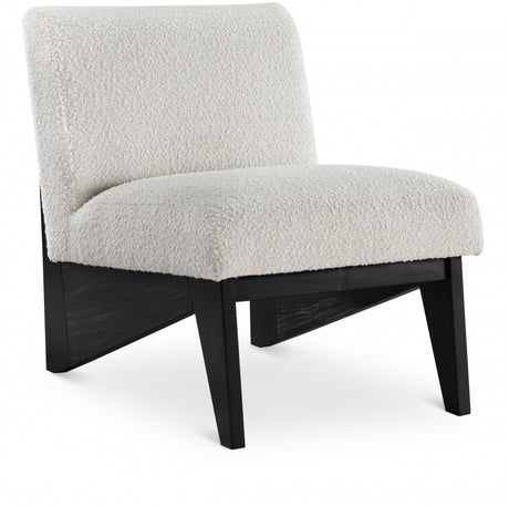 Black Chapman Boucle Fabric Accent Chair - 460Black - Luna Furniture