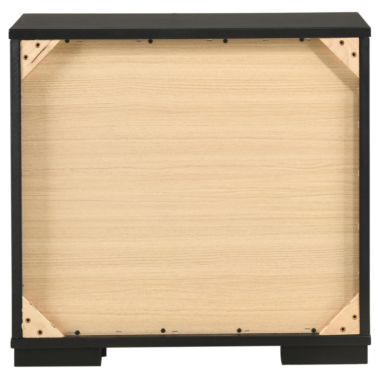 Blacktoft 2-drawer Nightstand Black - 207102 - Luna Furniture
