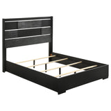 Blacktoft Eastern King Panel Bed Black from Coaster - Luna Furniture