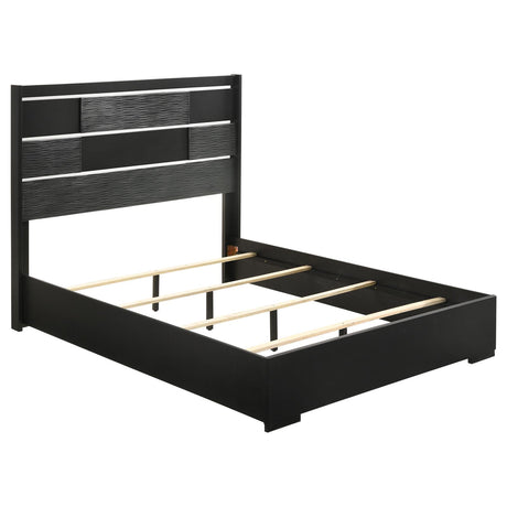 Blacktoft Eastern King Panel Bed Black from Coaster - Luna Furniture