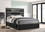 Blacktoft Eastern King Panel Bed Black from Coaster - Luna Furniture