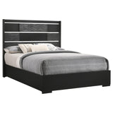 Blacktoft Eastern King Panel Bed Black from Coaster - Luna Furniture