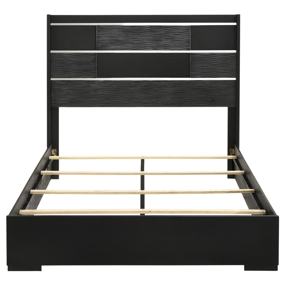 Blacktoft Eastern King Panel Bed Black from Coaster - Luna Furniture