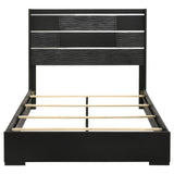 Blacktoft Eastern King Panel Bed Black from Coaster - Luna Furniture