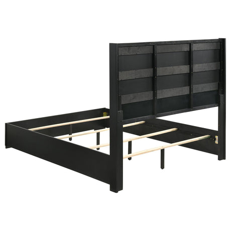 Blacktoft Eastern King Panel Bed Black from Coaster - Luna Furniture
