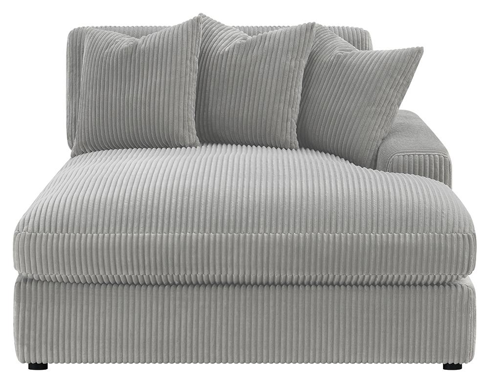 Blaine Fog Upholstered Reversible Sectional from Coaster - Luna Furniture