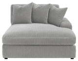 Blaine Fog Upholstered Reversible Sectional from Coaster - Luna Furniture