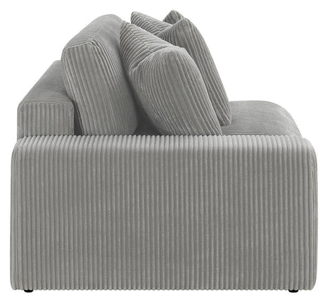 Blaine Fog Upholstered Reversible Sectional from Coaster - Luna Furniture