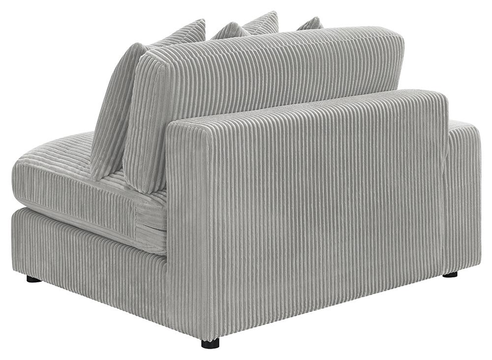 Blaine Fog Upholstered Reversible Sectional from Coaster - Luna Furniture