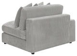 Blaine Fog Upholstered Reversible Sectional from Coaster - Luna Furniture