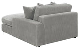 Blaine Fog Upholstered Reversible Sectional from Coaster - Luna Furniture