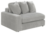 Blaine Fog Upholstered Reversible Sectional from Coaster - Luna Furniture