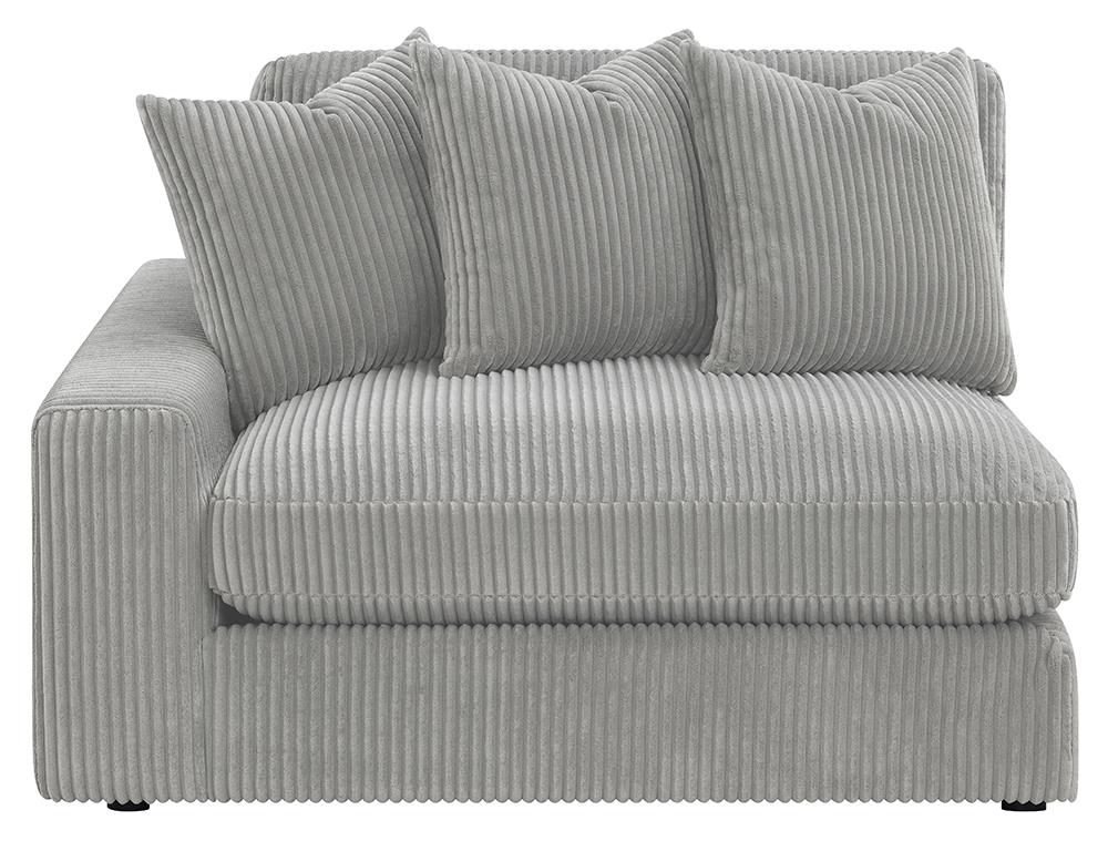 Blaine Fog Upholstered Reversible Sectional from Coaster - Luna Furniture