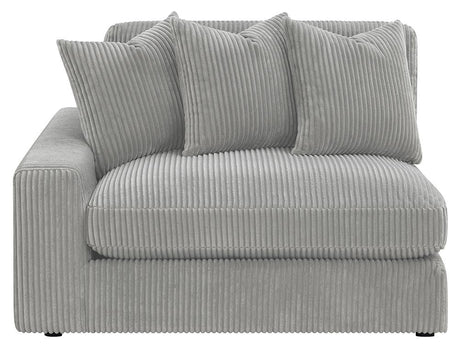 Blaine Fog Upholstered Reversible Sectional from Coaster - Luna Furniture