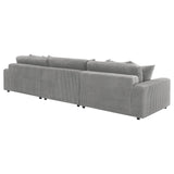 Blaine Fog Upholstered Reversible Sectional from Coaster - Luna Furniture