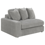 Blaine Fog Upholstered Reversible Sectional from Coaster - Luna Furniture