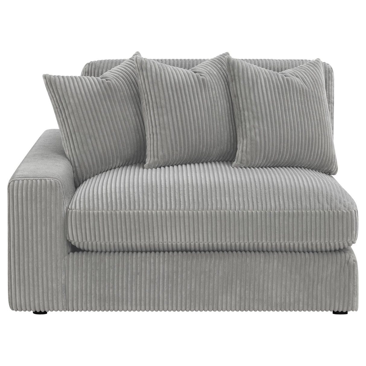 Blaine Fog Upholstered Reversible Sectional from Coaster - Luna Furniture