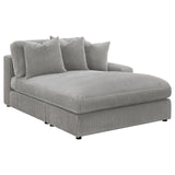Blaine Fog Upholstered Reversible Sectional from Coaster - Luna Furniture