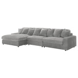 Blaine Fog Upholstered Reversible Sectional from Coaster - Luna Furniture