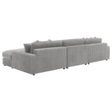 Blaine Fog Upholstered Reversible Sectional from Coaster - Luna Furniture