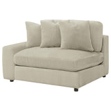 Blaine Sand Upholstered Reversible Sectional Sofa from Coaster - Luna Furniture