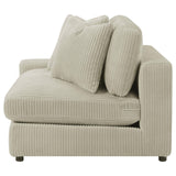 Blaine Sand Upholstered Reversible Sectional Sofa from Coaster - Luna Furniture