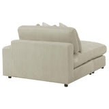 Blaine Sand Upholstered Reversible Sectional Sofa from Coaster - Luna Furniture
