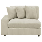 Blaine Sand Upholstered Reversible Sectional Sofa from Coaster - Luna Furniture