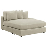 Blaine Sand Upholstered Reversible Sectional Sofa from Coaster - Luna Furniture