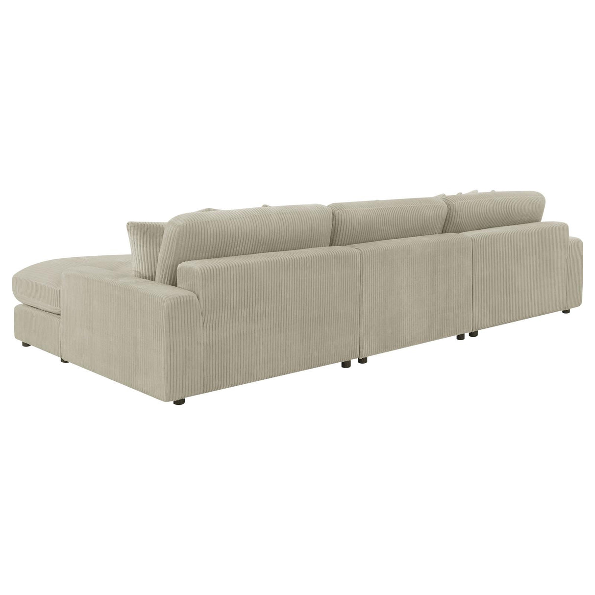 Blaine Sand Upholstered Reversible Sectional Sofa from Coaster - Luna Furniture