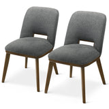 Blake Dark Grey Fabric Dining Chair (Set of 2) from Midinmod - Luna Furniture