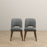 Blake Dark Grey Fabric Dining Chair (Set of 2) from Midinmod - Luna Furniture