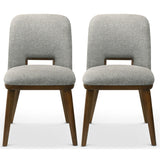 Blake Light Grey Fabric Dining Chair (Set of 2) from Midinmod - Luna Furniture